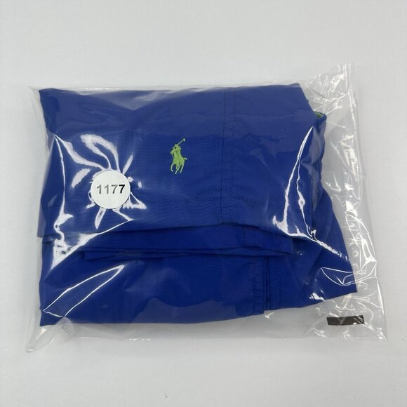 Polo Ralph Lauren Men's Blue Drawstring Lined Water Swim Trunks Large/W36/L5.25 - Picture 12 of 12